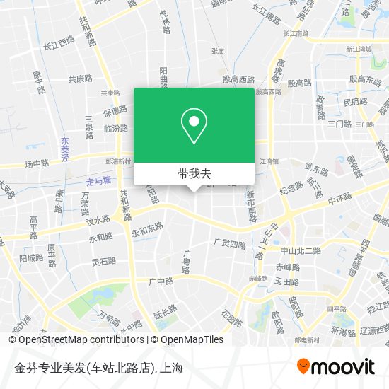 金芬专业美发(车站北路店)地图