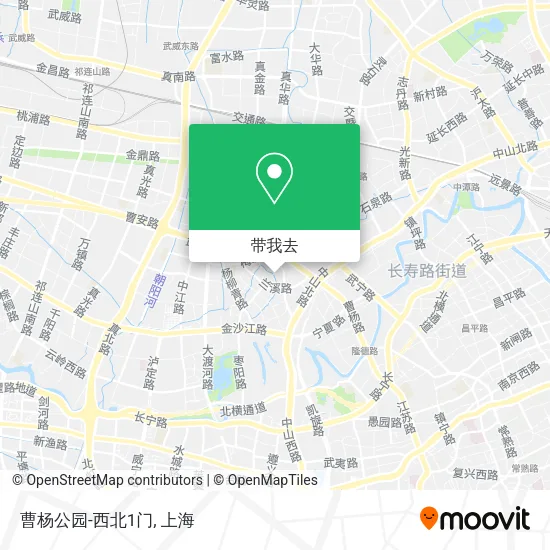 曹杨公园-西北1门地图
