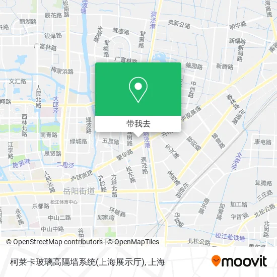 柯莱卡玻璃高隔墙系统(上海展示厅)地图