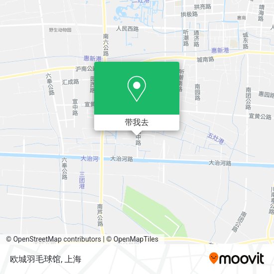 欧城羽毛球馆地图