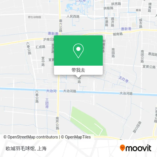 欧城羽毛球馆地图