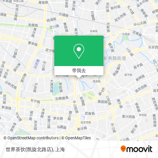 世界茶饮(凯旋北路店)地图