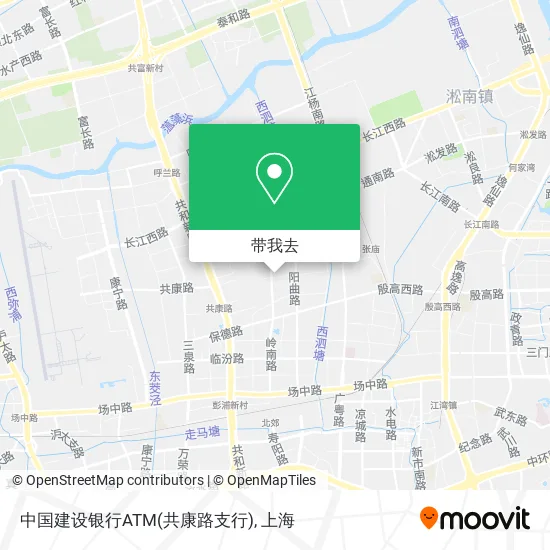 中国建设银行ATM(共康路支行)地图