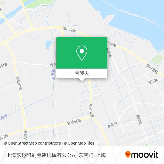 上海东起印刷包装机械有限公司-东南门地图
