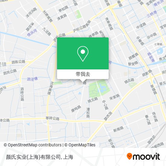 颜氏实业(上海)有限公司地图
