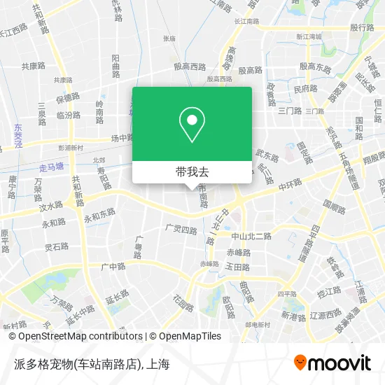 派多格宠物(车站南路店)地图