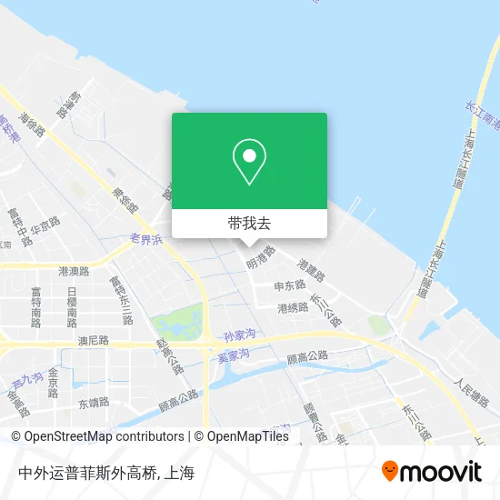 中外运普菲斯外高桥地图