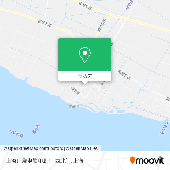 上海广殿电脑印刷厂-西北门地图