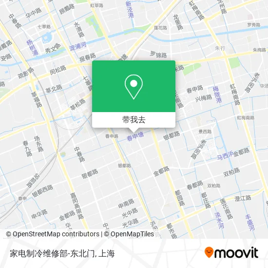 家电制冷维修部-东北门地图