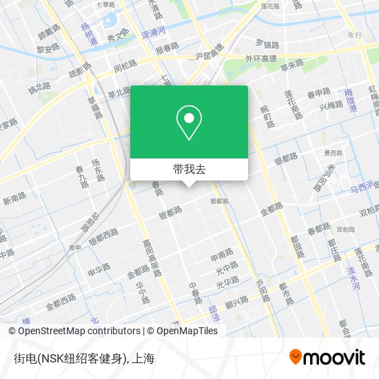 街电(NSK纽绍客健身)地图
