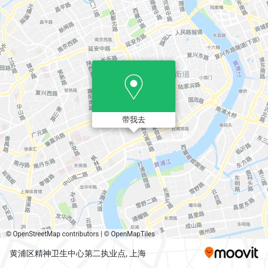 黄浦区精神卫生中心第二执业点地图