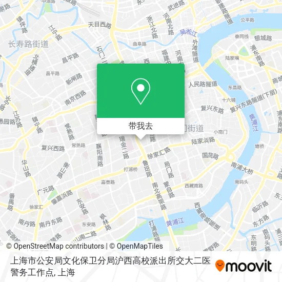 上海市公安局文化保卫分局沪西高校派出所交大二医警务工作点地图