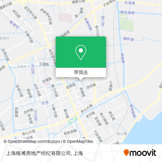 上海格滩房地产经纪有限公司地图