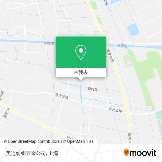 美连纺织五金公司地图