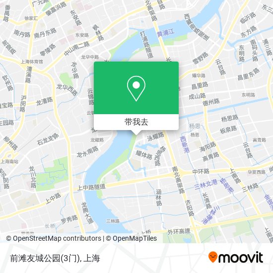 前滩友城公园(3门)地图