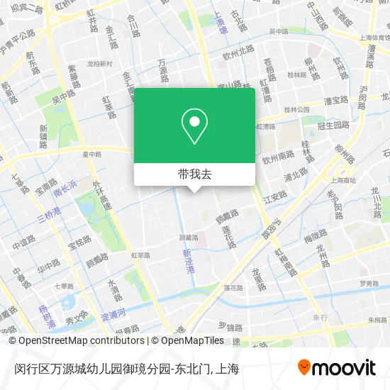 闵行区万源城幼儿园御璄分园-东北门地图