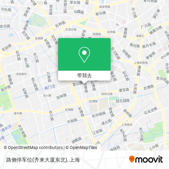 路侧停车位(齐来大厦东北)地图