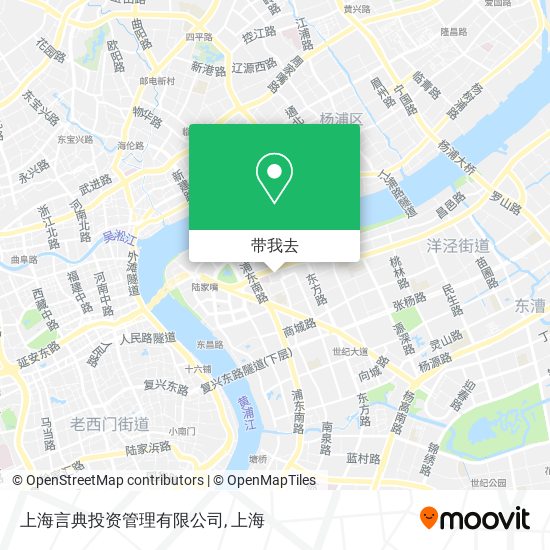 上海言典投资管理有限公司地图