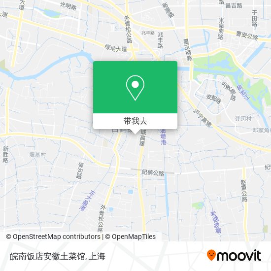 皖南饭店安徽土菜馆地图