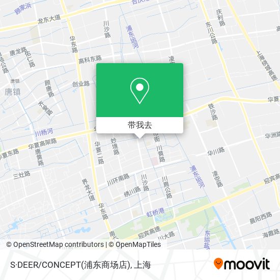 S·DEER/CONCEPT(浦东商场店)地图