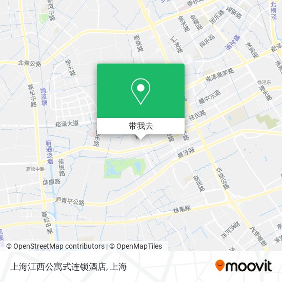 上海江西公寓式连锁酒店地图