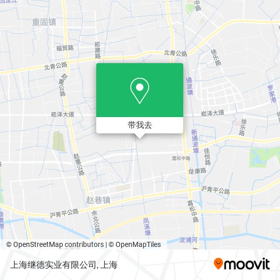 上海继德实业有限公司地图