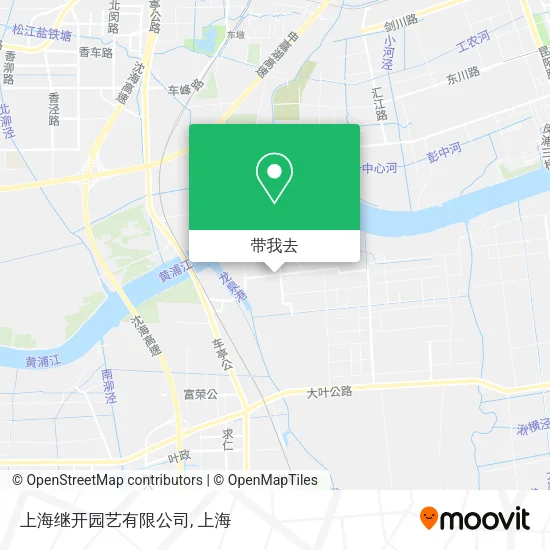 上海继开园艺有限公司地图