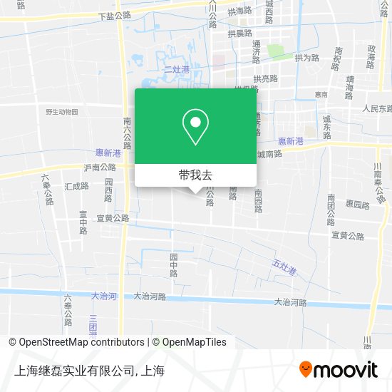 上海继磊实业有限公司地图
