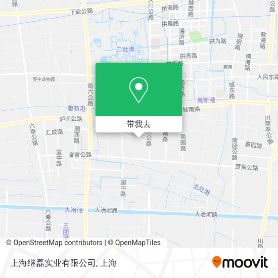 上海继磊实业有限公司地图