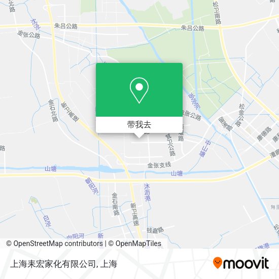 上海耒宏家化有限公司地图