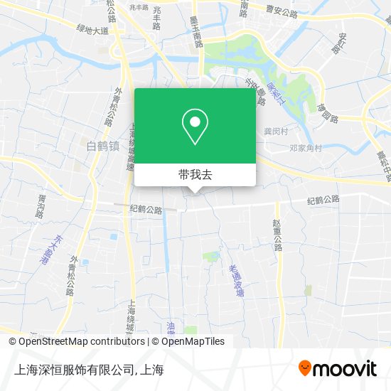 上海深恒服饰有限公司地图