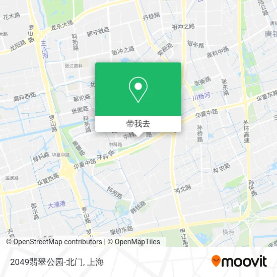 2049翡翠公园-北门地图