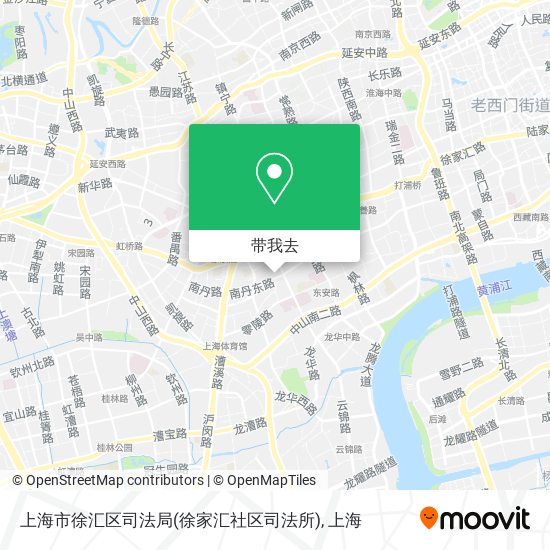 上海市徐汇区司法局(徐家汇社区司法所)地图