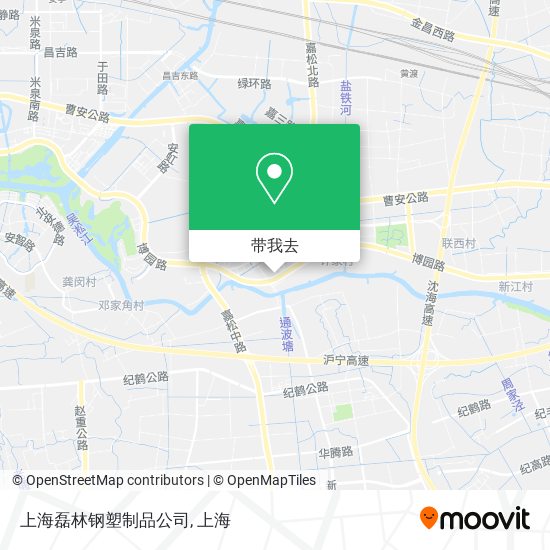 上海磊林钢塑制品公司地图