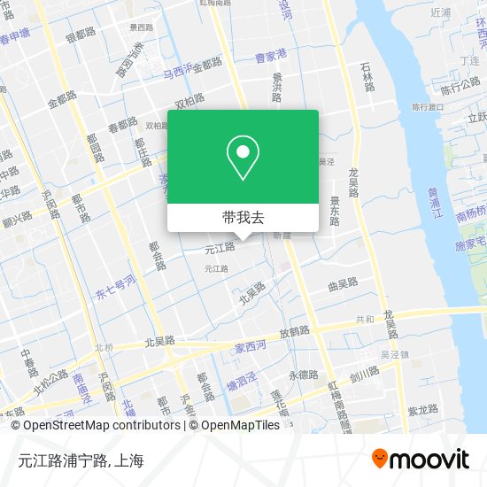 元江路浦宁路地图