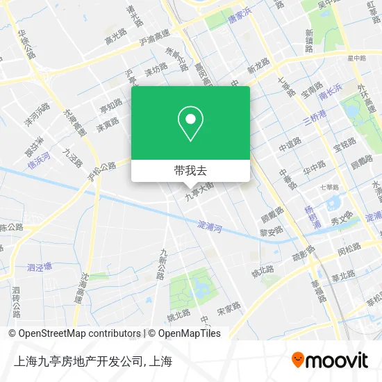 上海九亭房地产开发公司地图