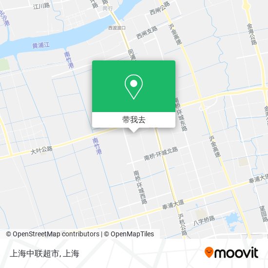 上海中联超市地图
