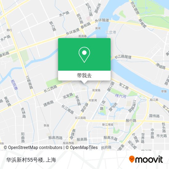 华浜新村55号楼地图