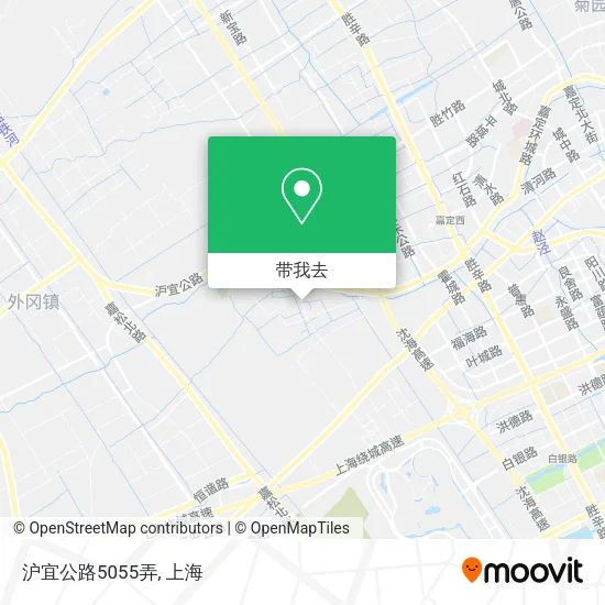 沪宜公路5055弄地图