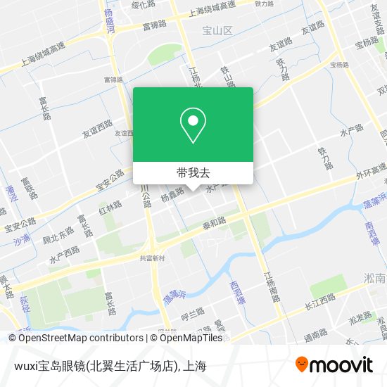 wuxi宝岛眼镜(北翼生活广场店)地图