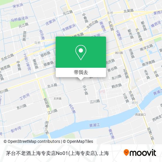 茅台不老酒上海专卖店No01地图