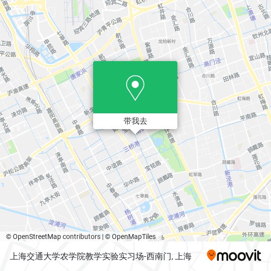 上海交通大学农学院教学实验实习场-西南门地图