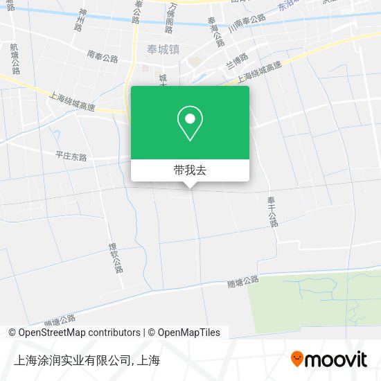 上海涂润实业有限公司地图
