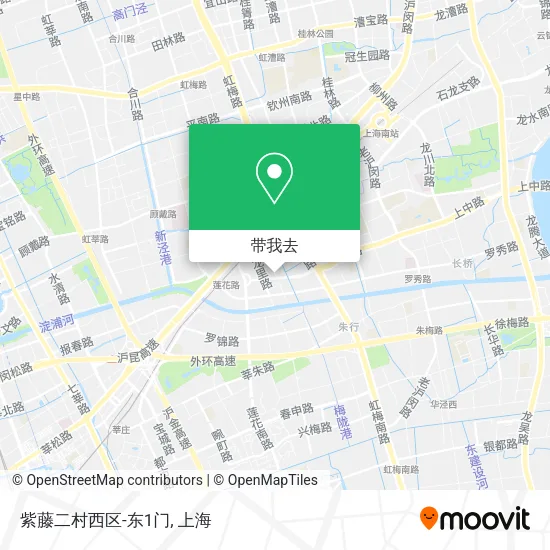 紫藤二村西区-东1门地图