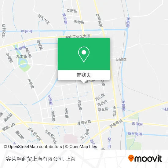 客莱翱商贸上海有限公司地图