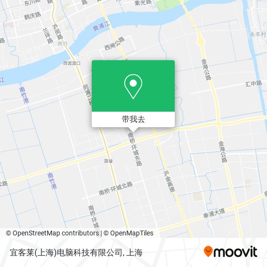 宜客莱(上海)电脑科技有限公司地图