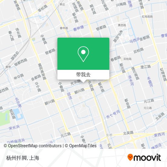 杨州扦脚地图