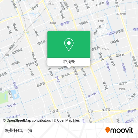 杨州扦脚地图