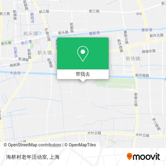 海桥村老年活动室地图