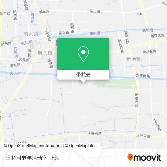 海桥村老年活动室地图